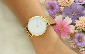 Zegarek damski na bransolecie mesh z cyframi Bruno Calvani BC90550 Gold,., gold.jpg